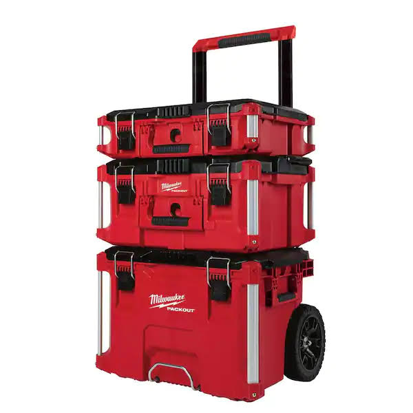 8426-8425-8424 PACKOUT 22 in. Rolling Tool Box, 22 in. Large Tool Box and 22 in. Medium Tool Box