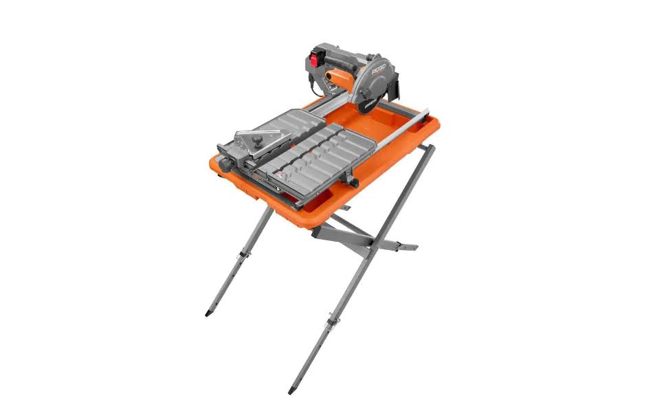 R4031S 9 Amp Corded 7 in. Wet Tile Saw with Stand