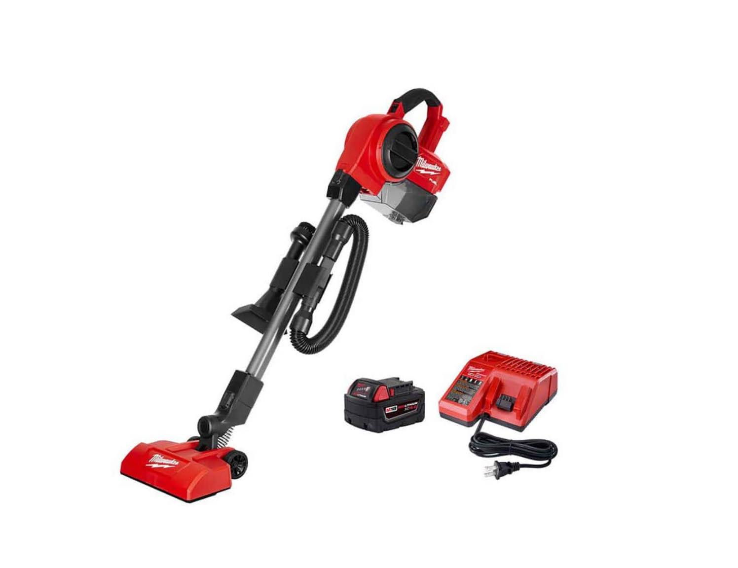 0940-20 M18 FUEL 18-Volt Lithium-Ion Brushless .25 Gal. Cordless Jobsite Vacuum with 5.0 Ah Battery and Charger