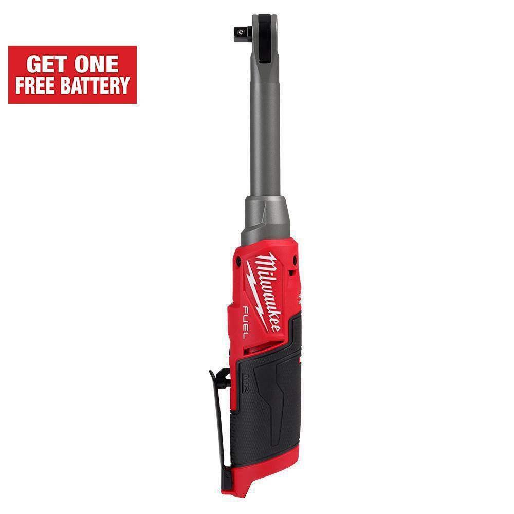 2569-20 M12 FUEL 12V Lithium-Ion Brushless Cordless 3/8 in. Extended Reach High Speed Ratchet (Tool Only)