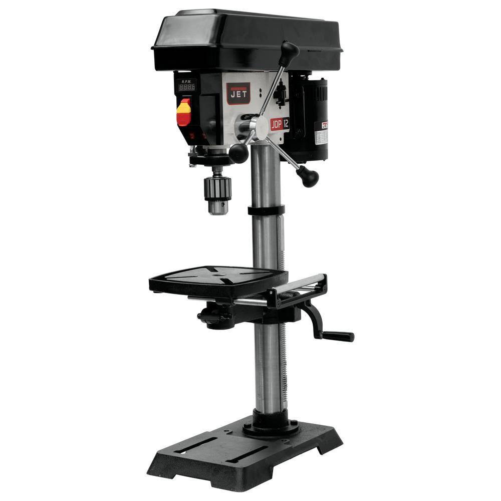 Jet 716000 1/2 HP 12 in. Benchtop Drill Press, Variable Speed, 115-Volt, JWDP-12