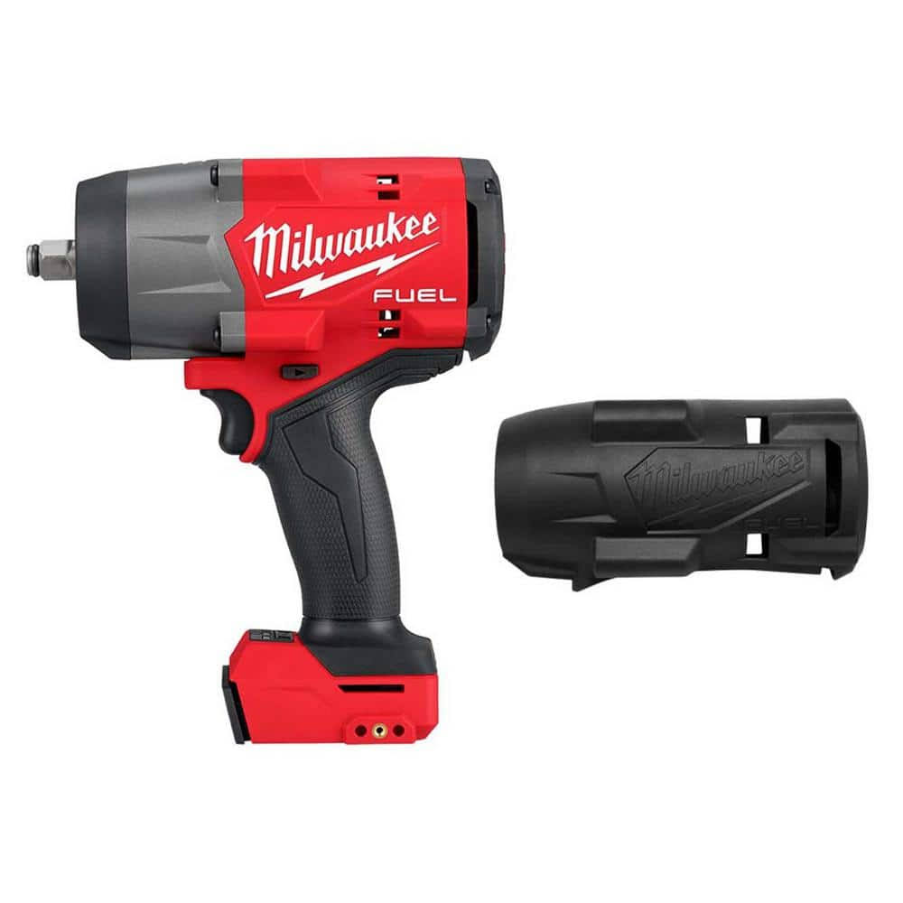 2967-20-49-16-2967 M18 FUEL 18V Lithium-Ion Brushless Cordless 1/2 in. Impact Wrench with Friction  w/ Protective Boot