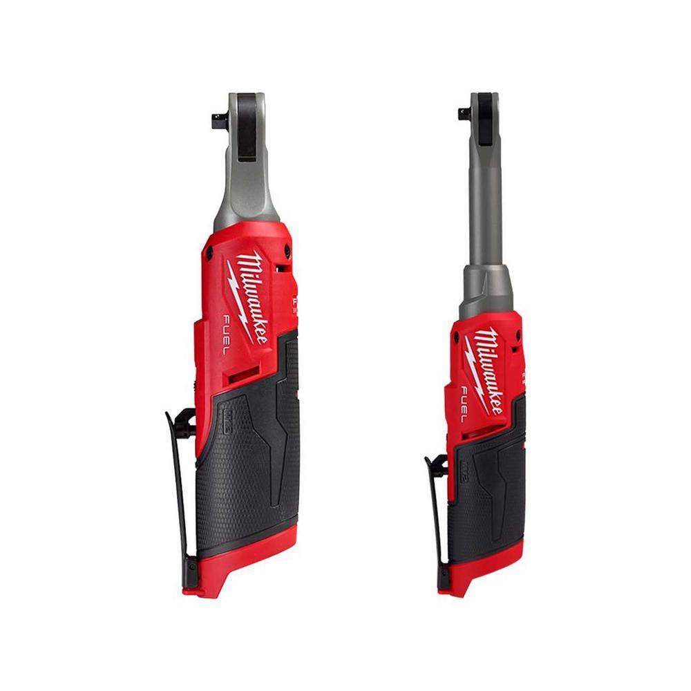 2566-20-2568-20 M12 FUEL 12V Lithium-Ion Brushless High Speed 1/4 in. Cordless Ratchet with 1/4 in. Extended Reach High Speed Ratchet