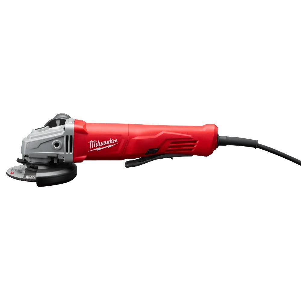 6142-30 11 Amp Corded 4-1/2 in. Small Angle Grinder with Lock-On Paddle Switch