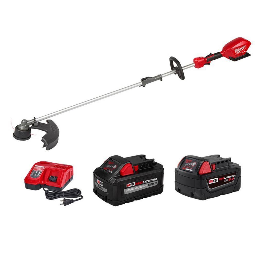 2825-21ST-48-11-1850 M18 FUEL 18V Lithium-Ion Brushless Cordless Quik-Lok String Trimmer with 8.0 Ah Battery   5.0 Ah Battery