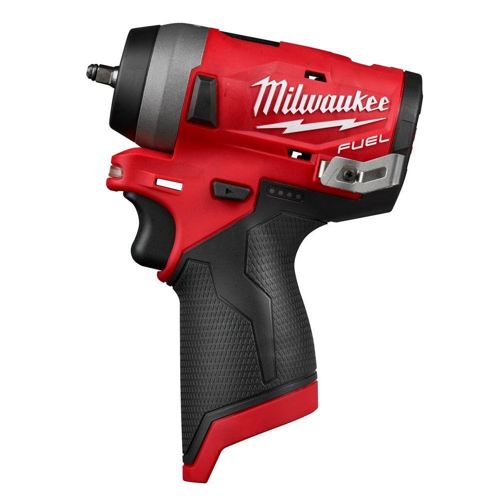 2552-20 M12 FUEL 12V Lithium-Ion Brushless Cordless Stubby 1/4 in. Impact Wrench (Tool-Only)