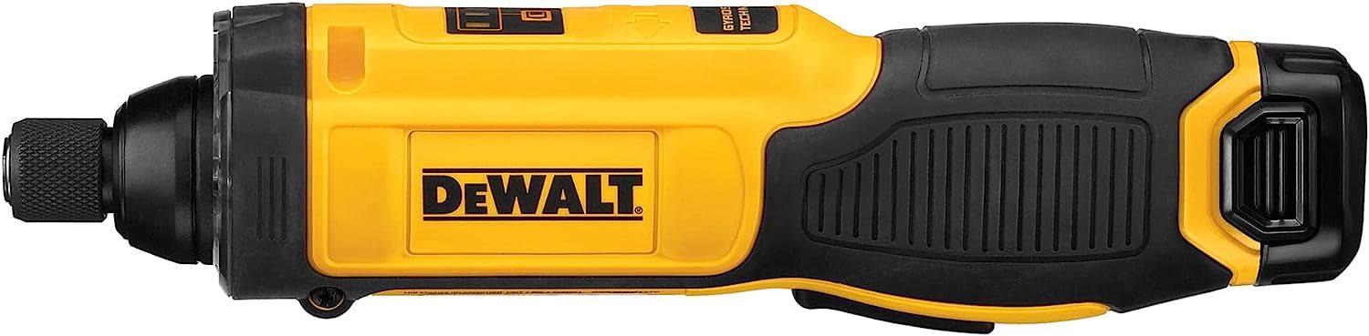 8V MAX Cordless Screwdriver, Gyroscopic, Rechargeable, Battery Included (DCF682N1),Black