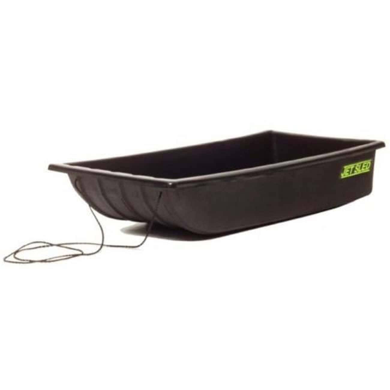 Eagle Claw Shappell 54 in. JS1 Jet Sled, Gear Hauler Heavy Duty Ice Fishing, Black