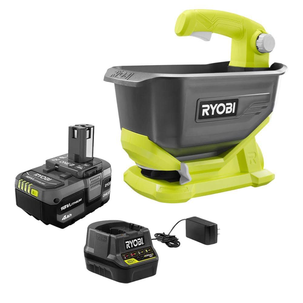 P2402BTL-BK ONE+ 18V 1 Gal. Spreader with 4.0 Ah Battery and Charger