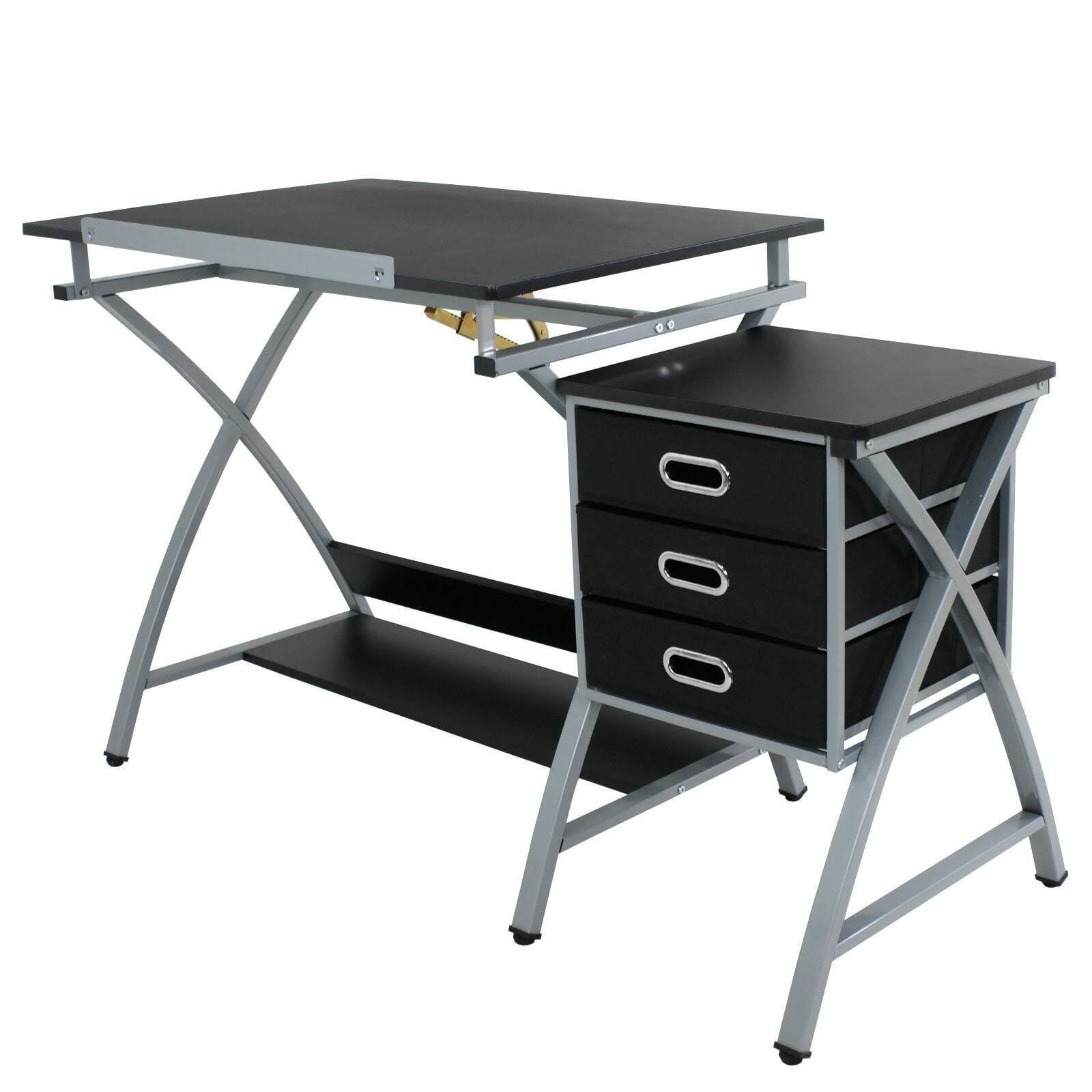 ZenStyle Drafting Table Art   Craft Drawing Desk Folding Adjustable with Stool