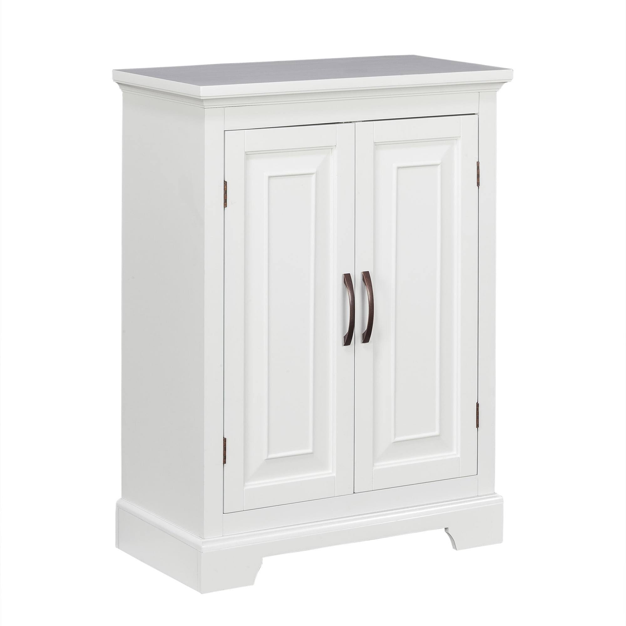 St. James 2 Door Free Standing Cabinet Bathroom Kitchen Storage