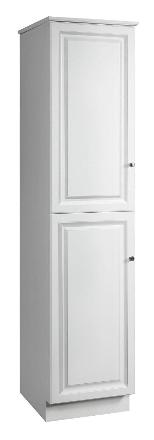 Design House  Wyndham Bathroom Linen Storage Floor Cabinet in White