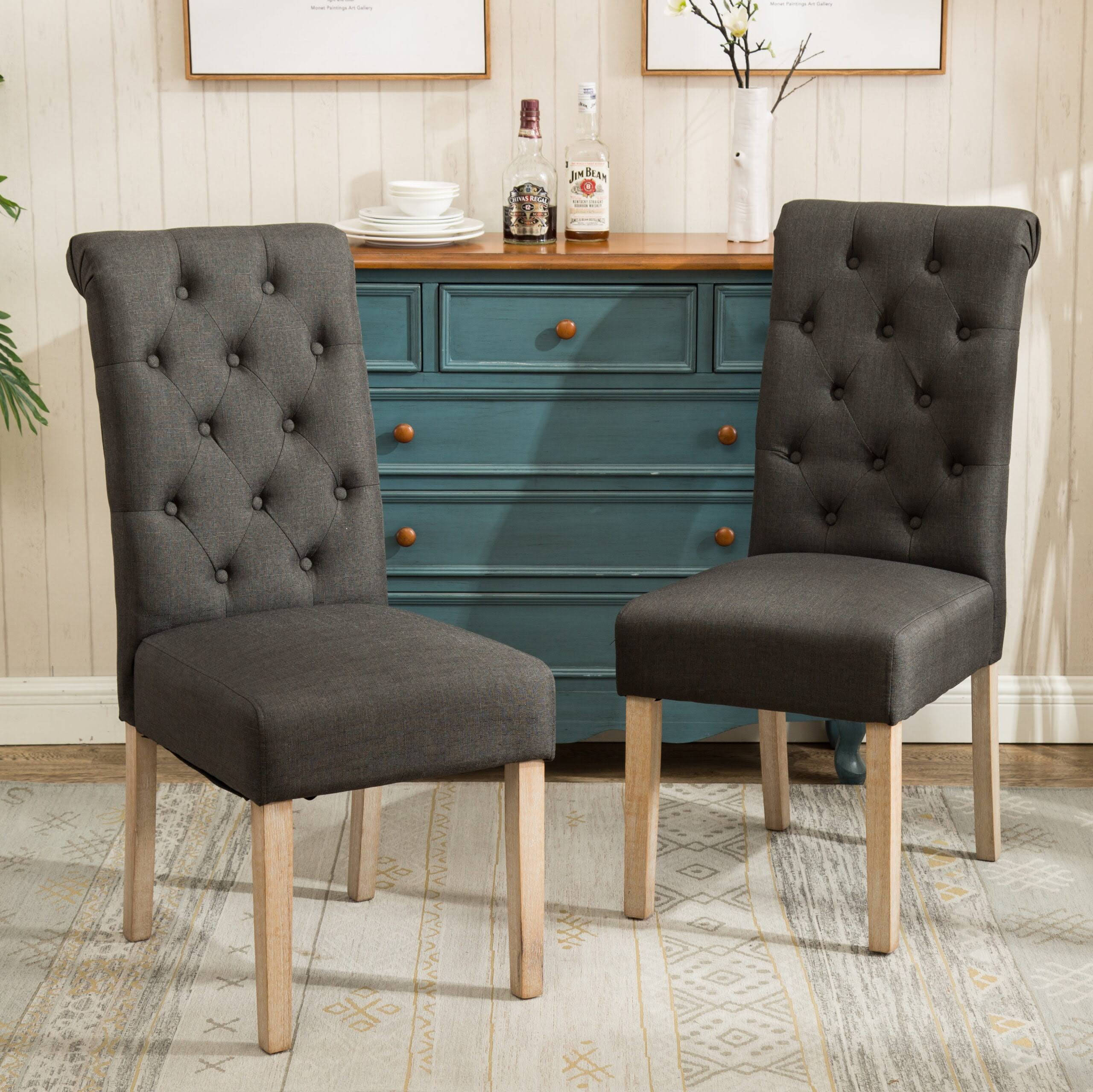 Habit Dining Chair, Set of 2, Charcoal