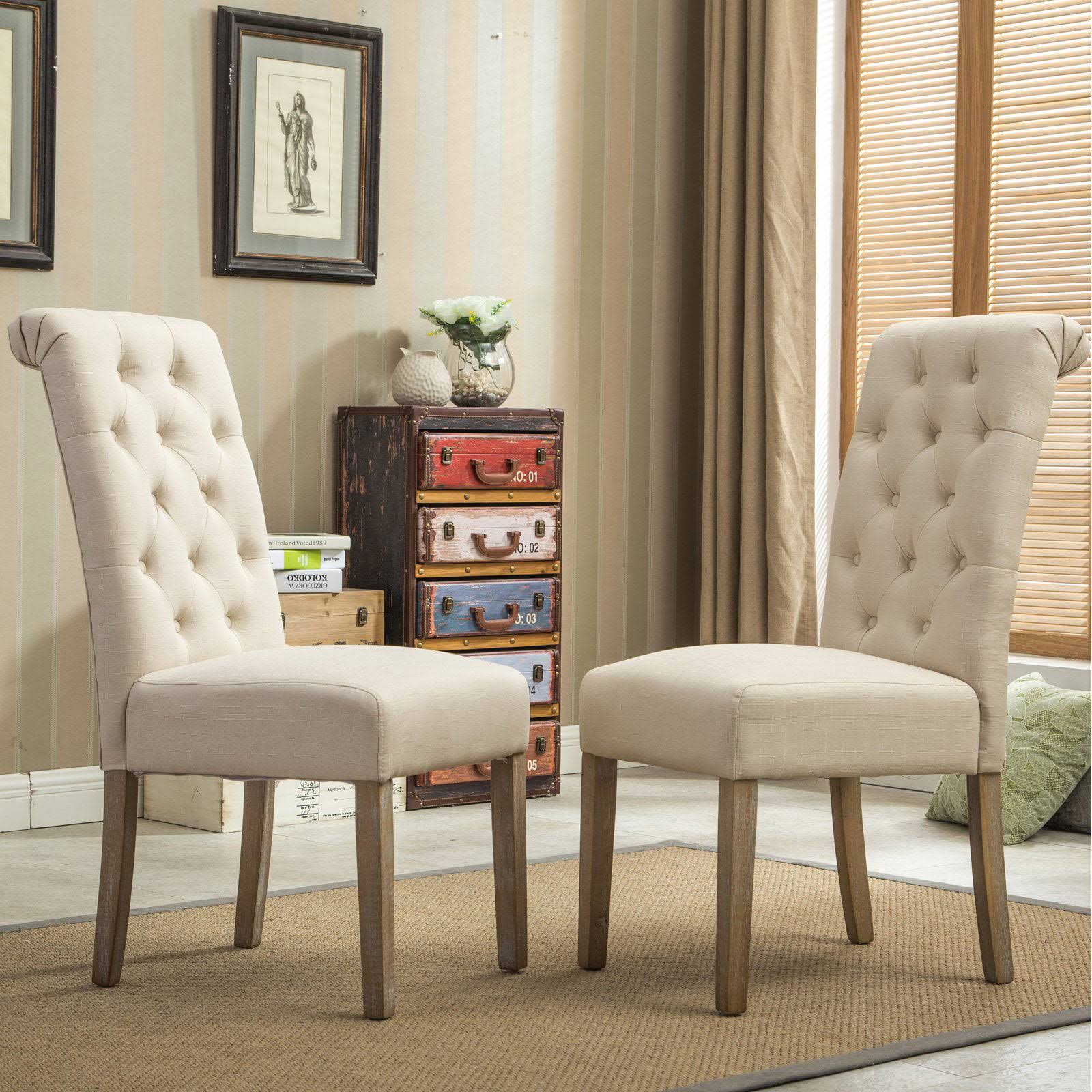 Habit Dining Chair, Set of 2, Tan