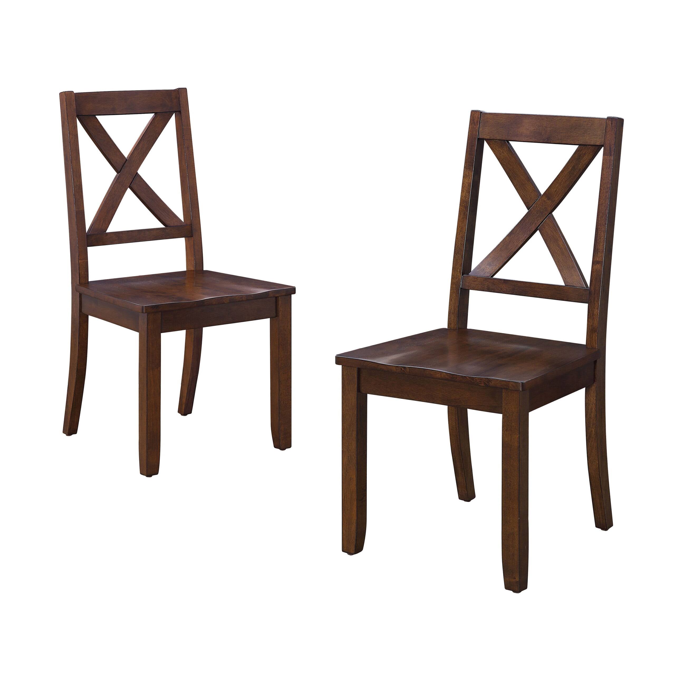 Gardens Maddox Crossing Dining Chairs, Set of 2, Mocha