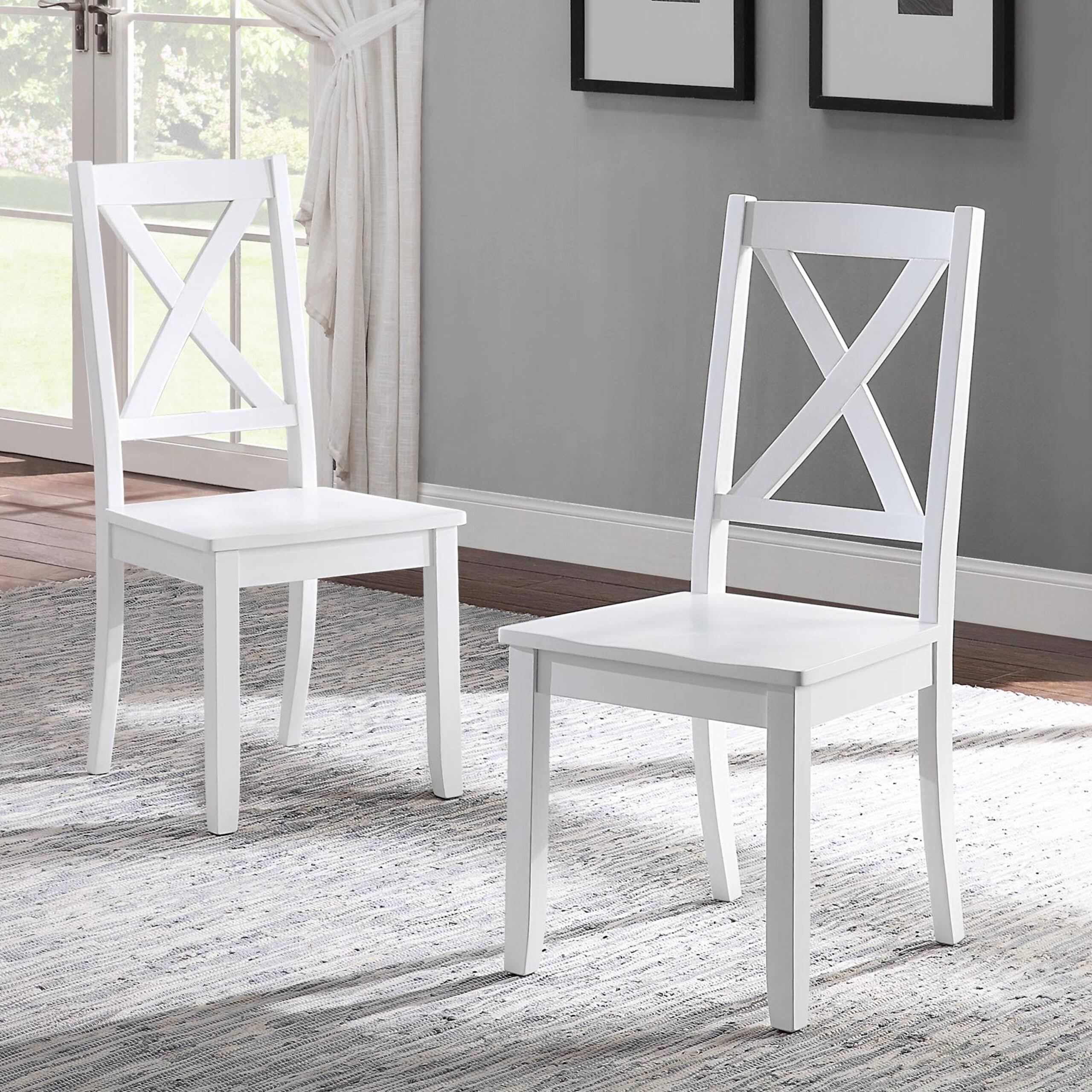 Gardens Maddox Crossing Dining Chairs, Set of 2, White