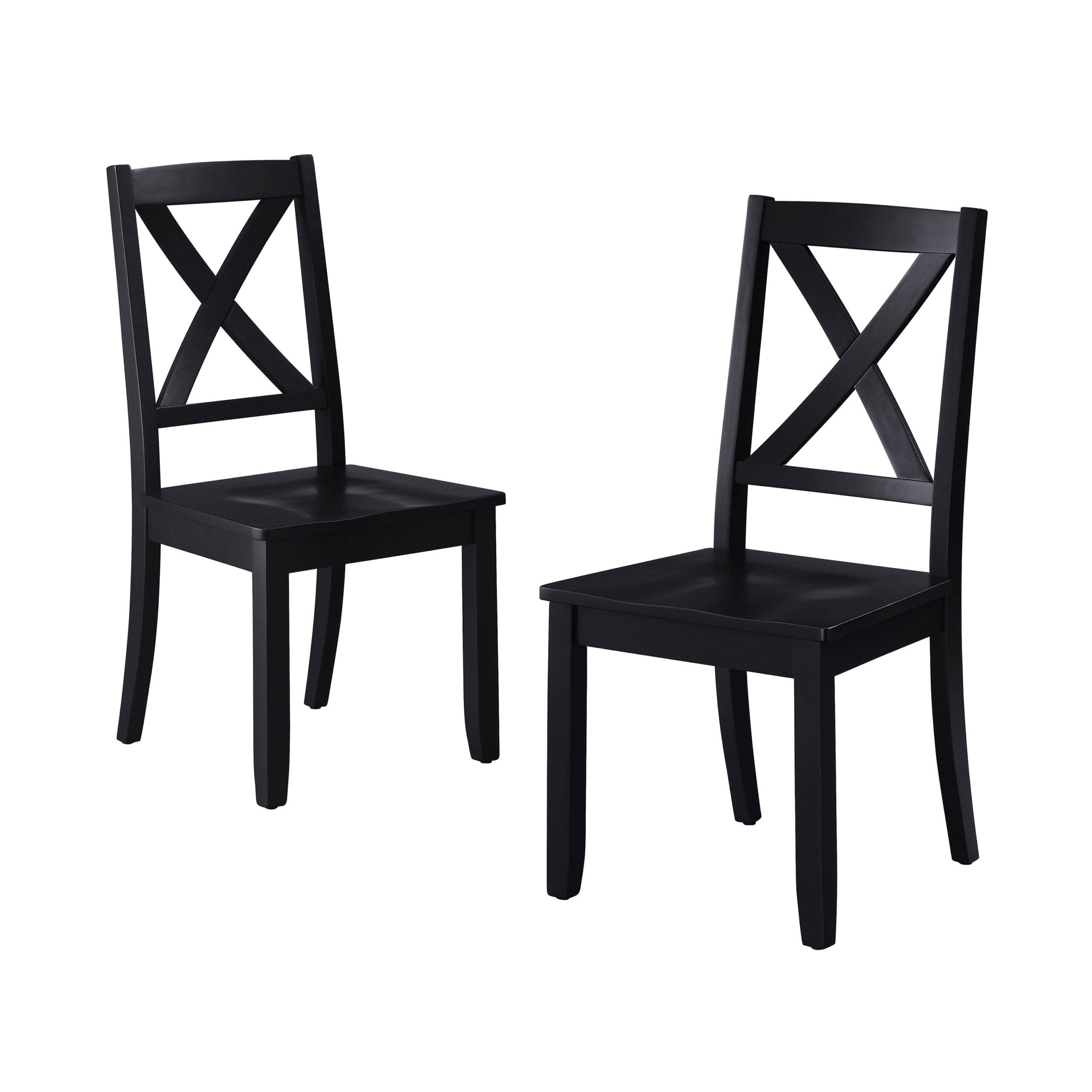 Gardens Maddox Crossing Dining Chairs, Set of 2, Black