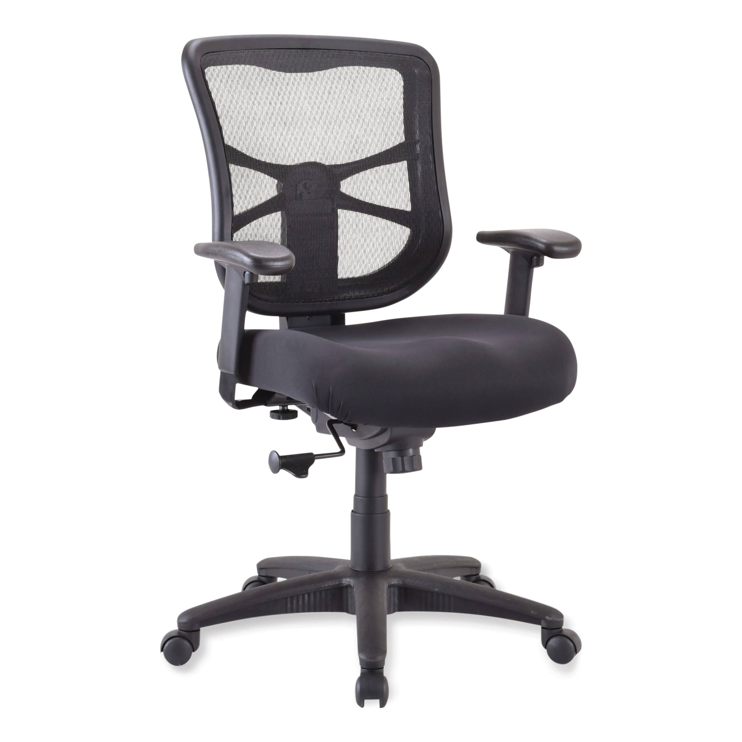 Alera Elusion Series 275 lb. Mid-Back Mesh Task Office Chair   Black