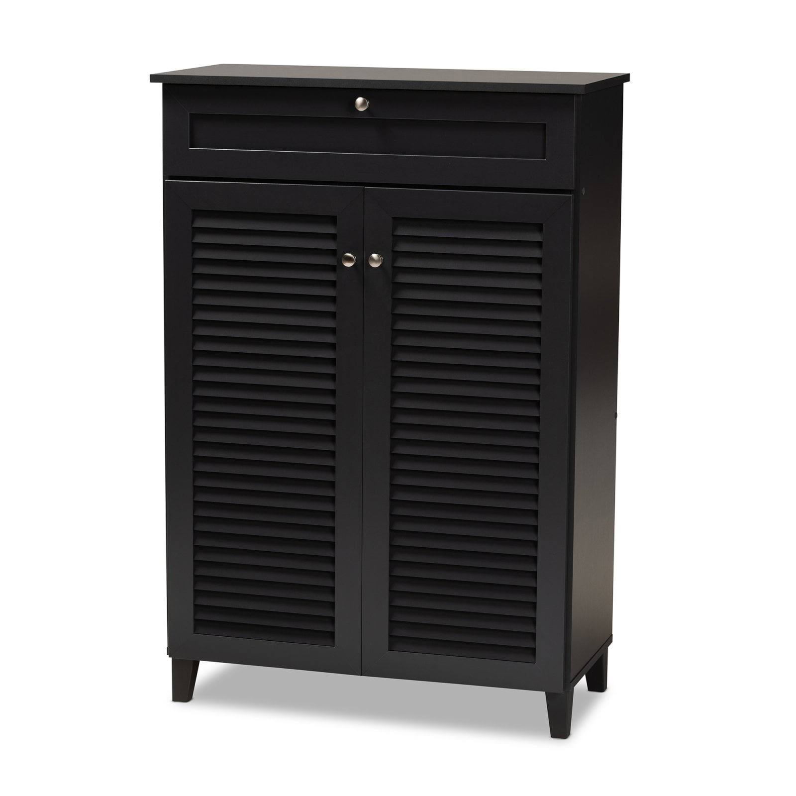 Harding Shoe Storage Cabinet, Dark Grey