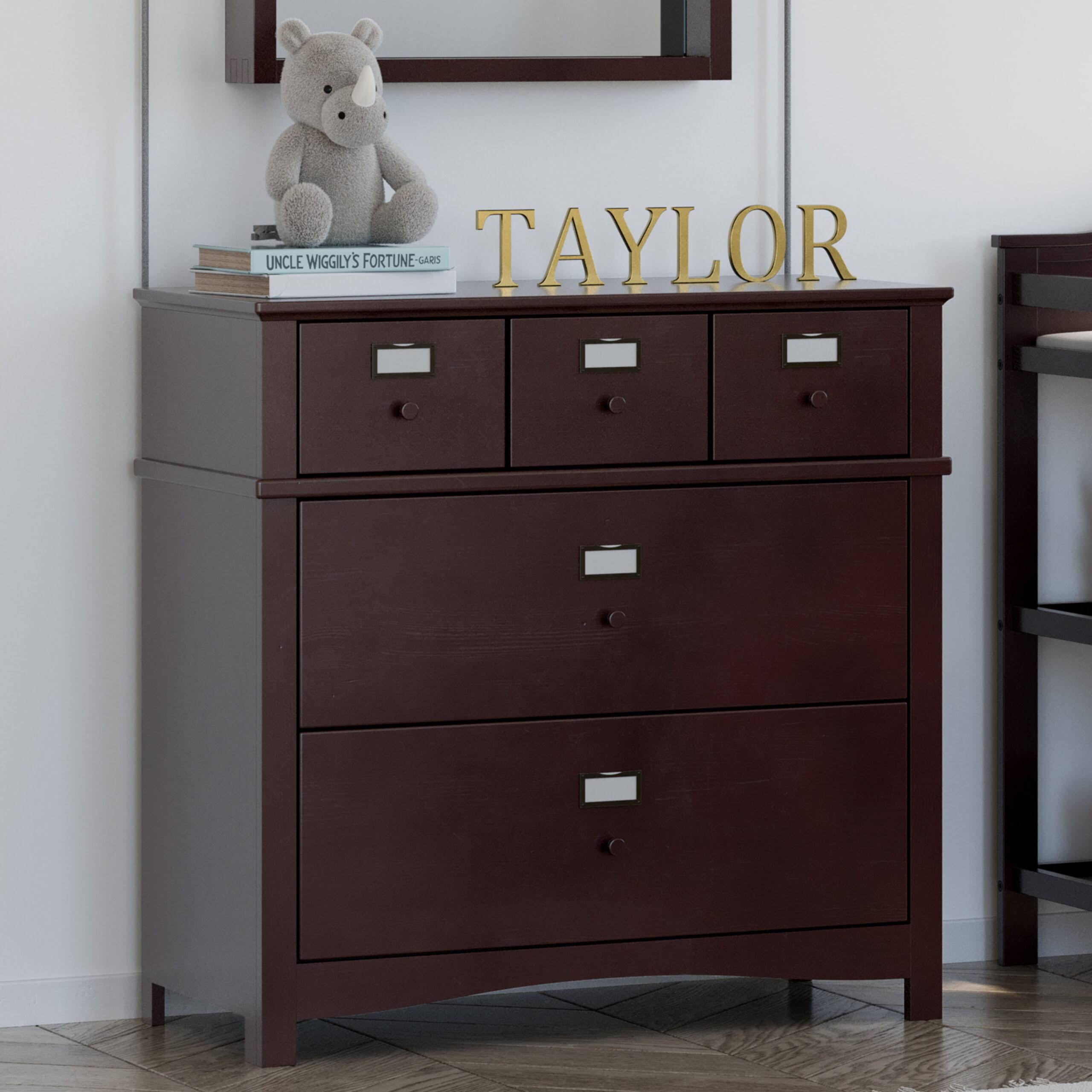 Graco Story 3 Drawer Classic Customizable Dresser Espresso