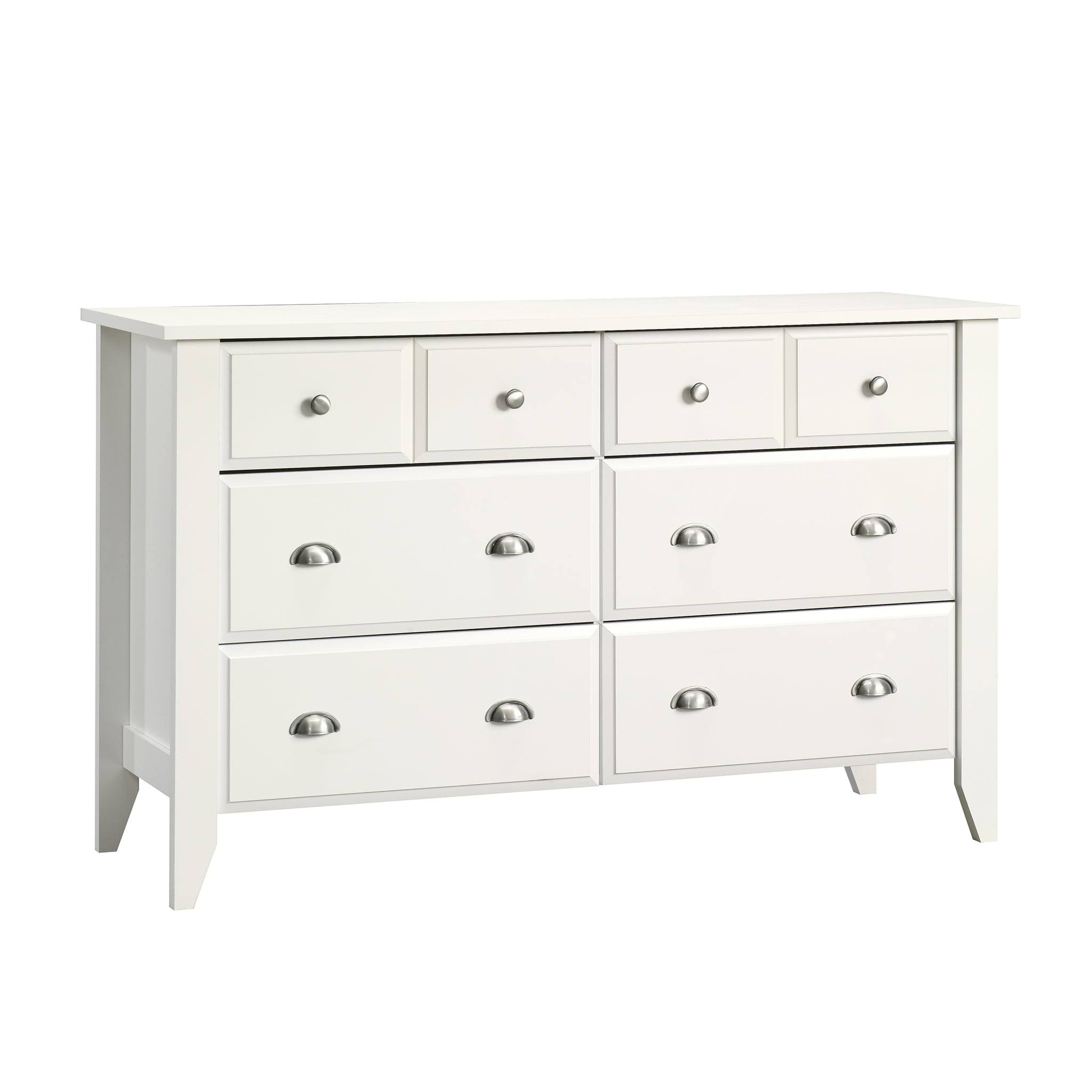 Shoal Creek 6-Drawer Dresser, Soft White finish
