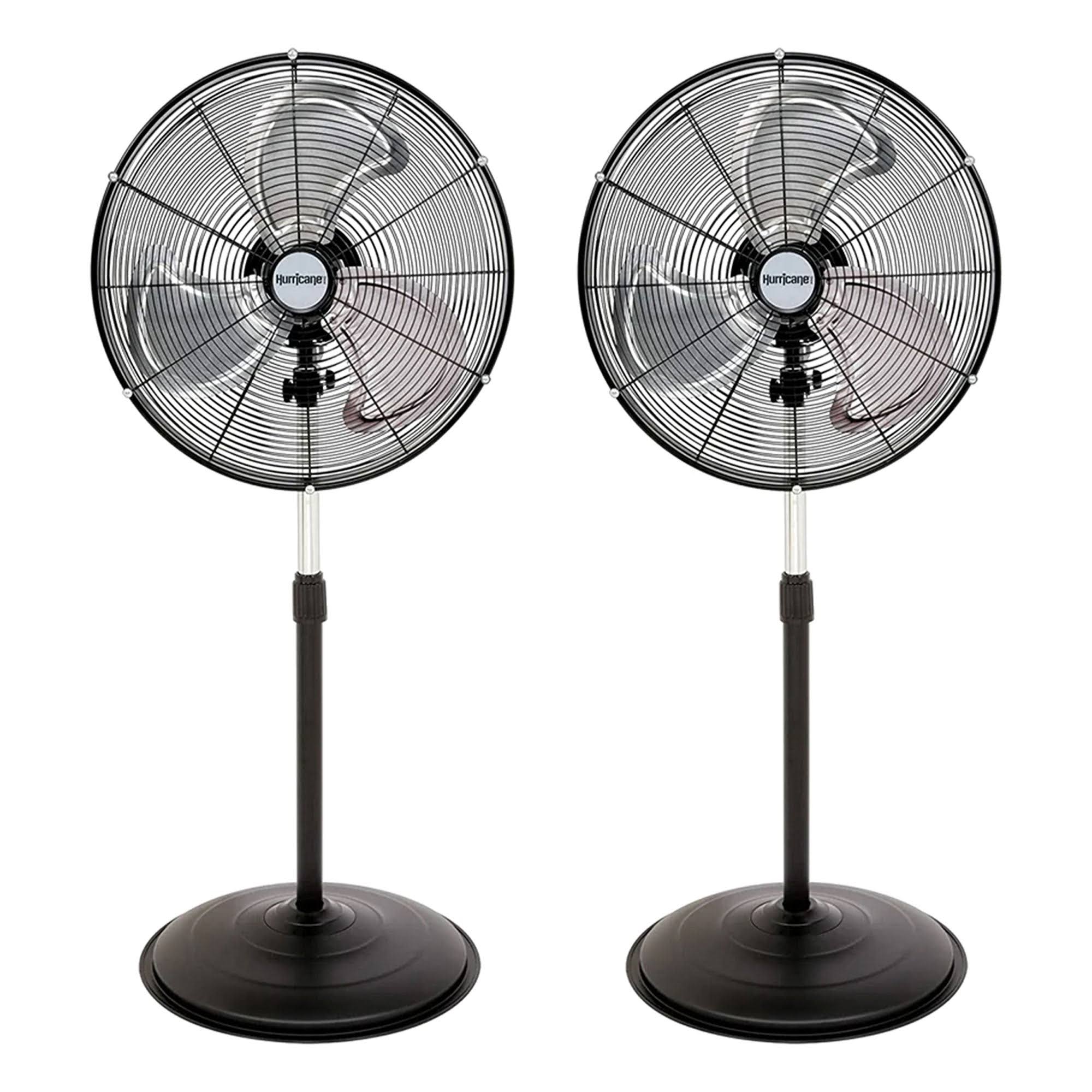 Pro Series 20” High Velocity Oscillating Pedestal Stand Fan, 2 Pack