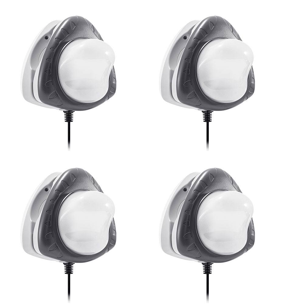 Above Ground Underwater LED Magnetic Swimming Pool Wall Light  (4 Pack)