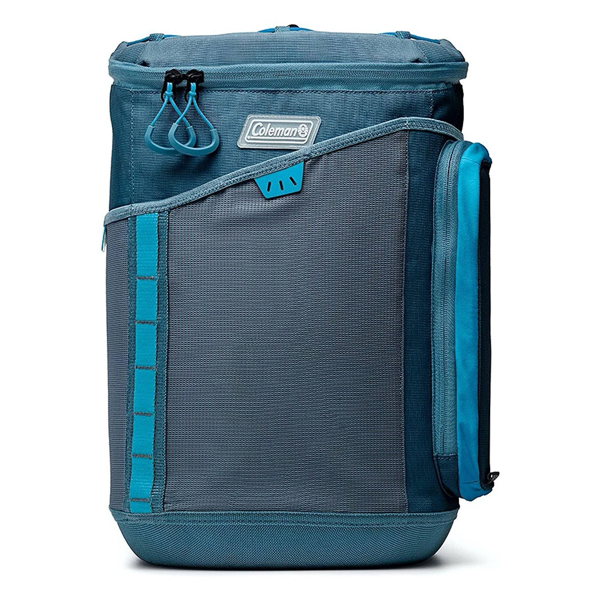 30 Leakproof Padded Soft Sided Can Soft Cooler Tote Bag, Blue
