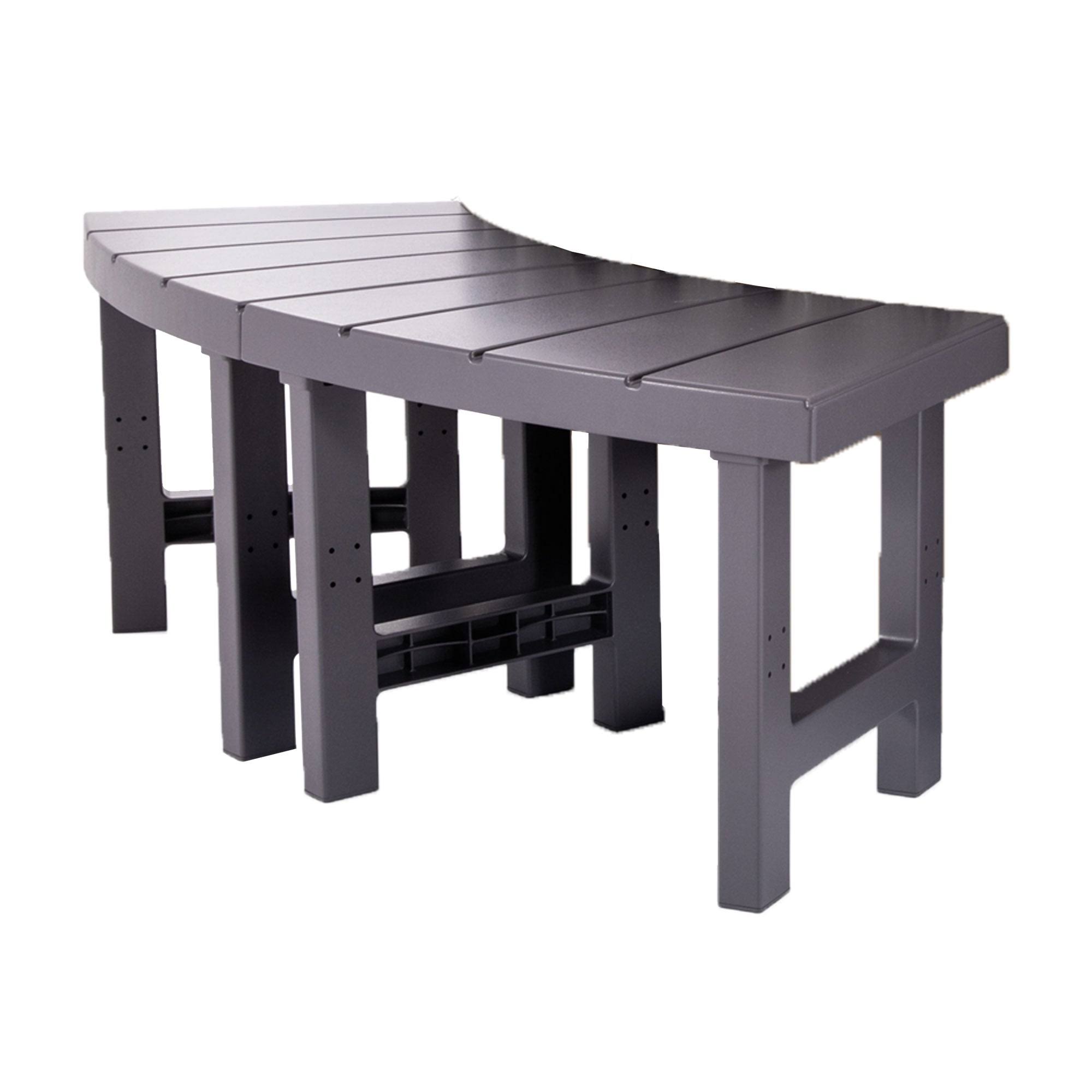 28514E 2 Medium Spa Accessories Benches, Compatible w/ 4 Person Spas