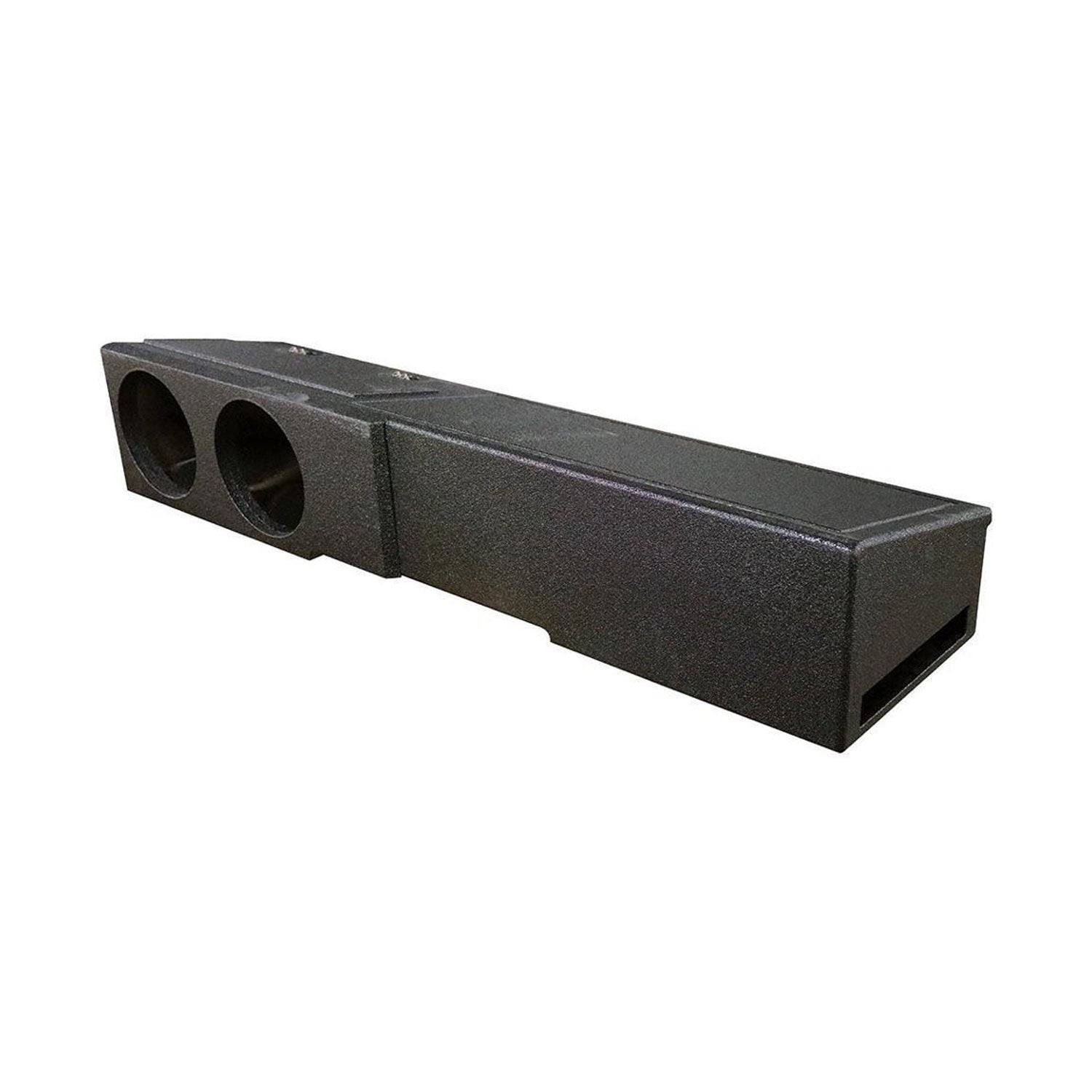 QBGMCFF07208 8 Inch Dual Port Subwoofer Box for GMC and Chevy Crew Cab