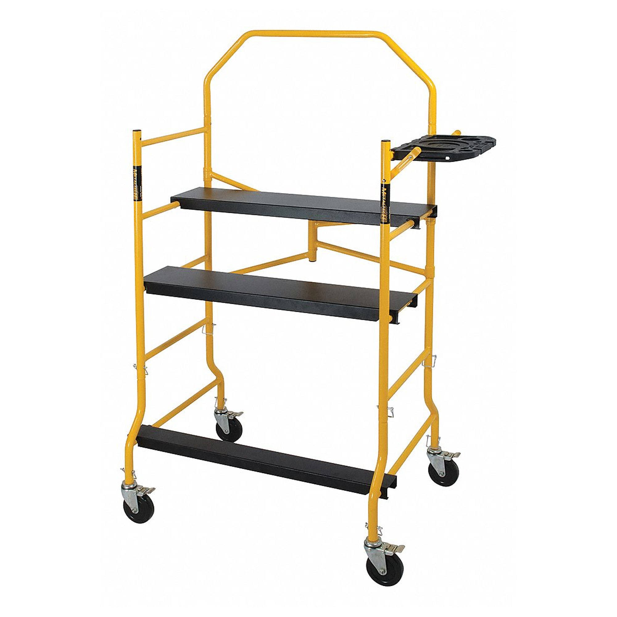 5′ High Portable Jobsite Series Mobile Scaffolding with Locking Wheels