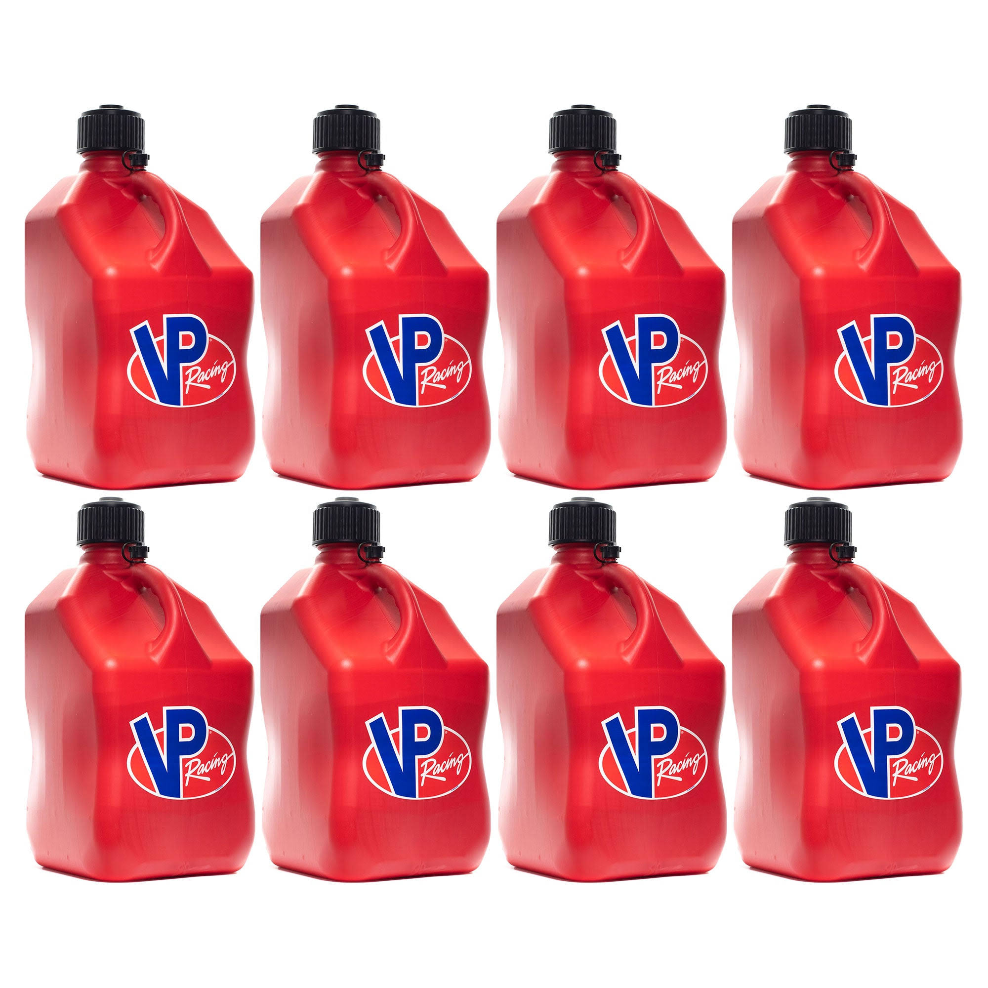 5.5 Gal Container Utility Container Jug, Red (8 Pk)
