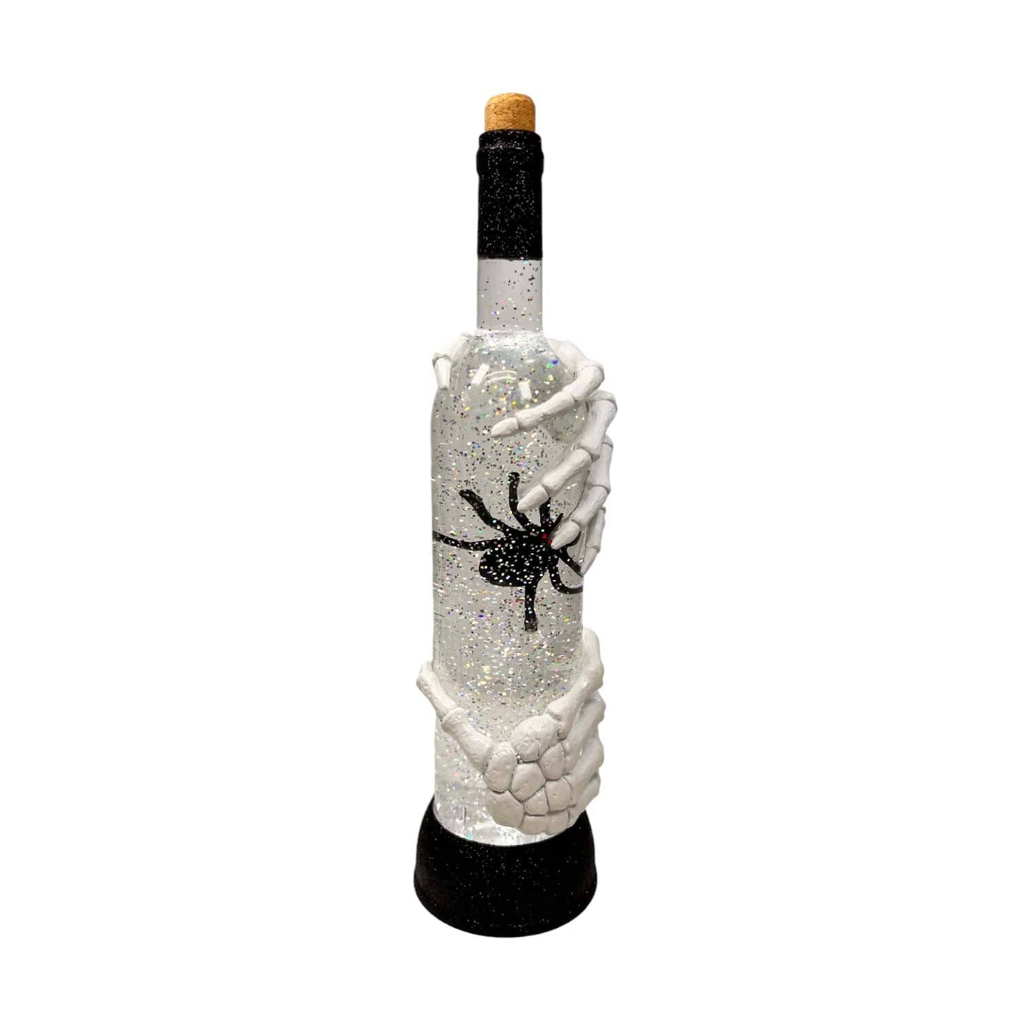 Skeleton Shimmer Bottle  with LED Light – 15 Tall