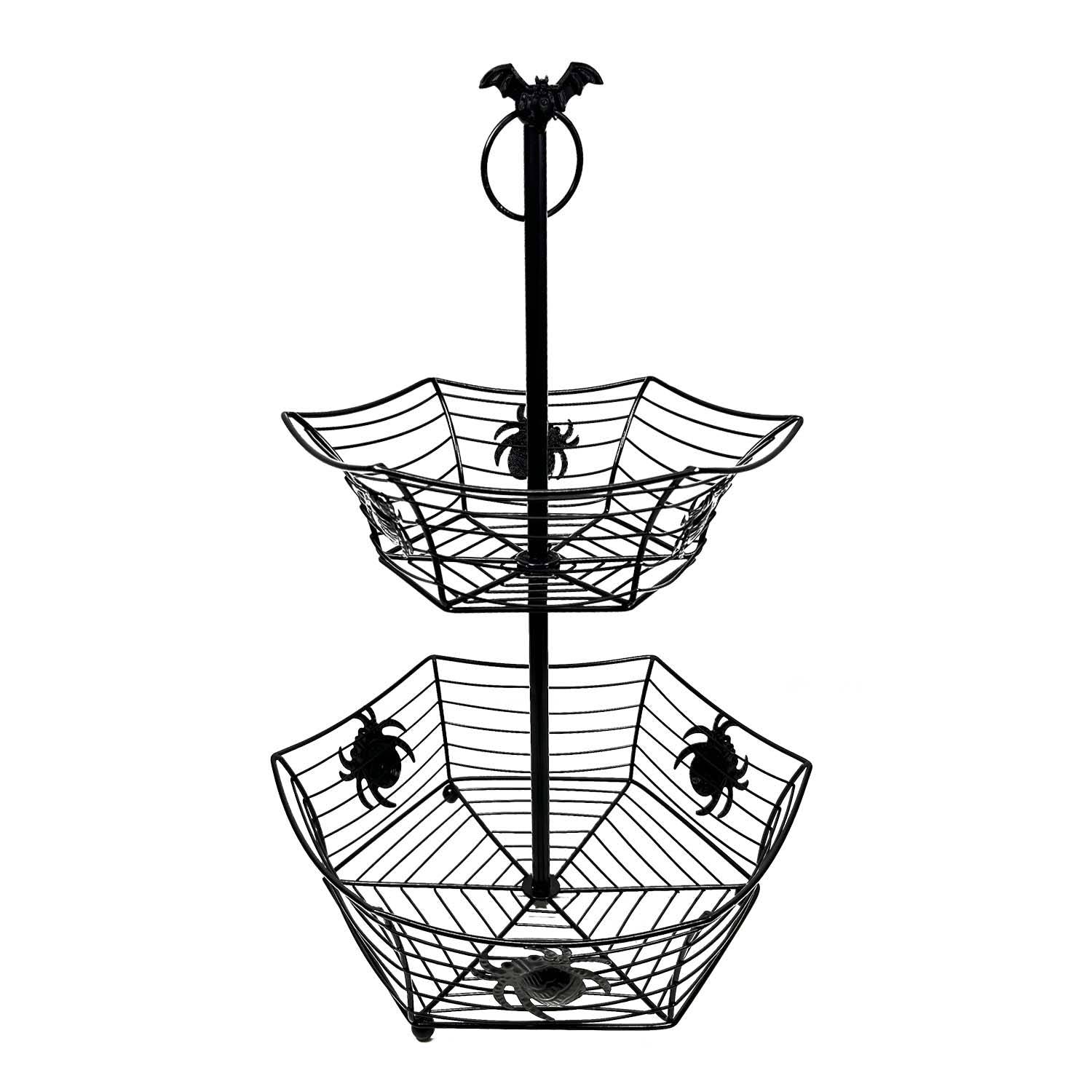 Two Tiered Spiderweb Tray – 17