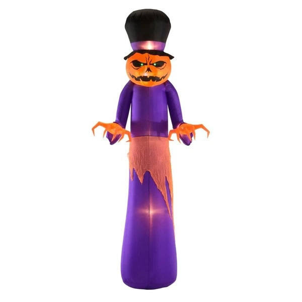 12′  Giant Inflatable Pumpkin Reaper with Top Hat