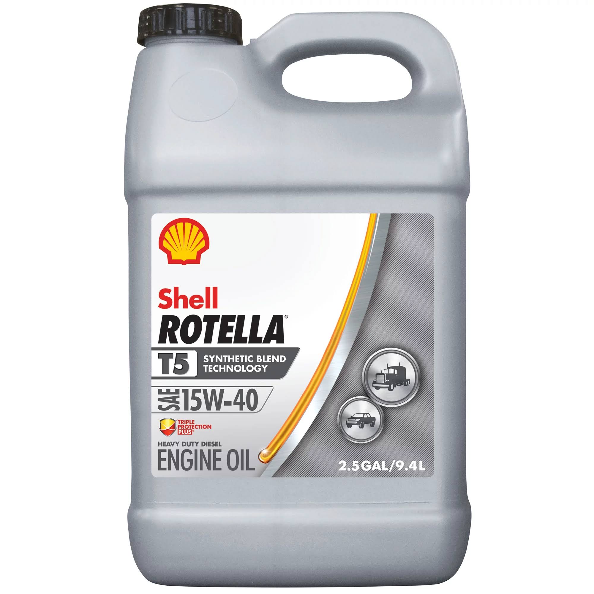 T5 Synthetic Blend 15W-40 Diesel Engine Oil, 2.5 Gallon