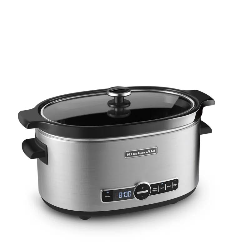 KSC6223SS 6-Qt. Slow Cooker with Standard Lid   Stainless Steel