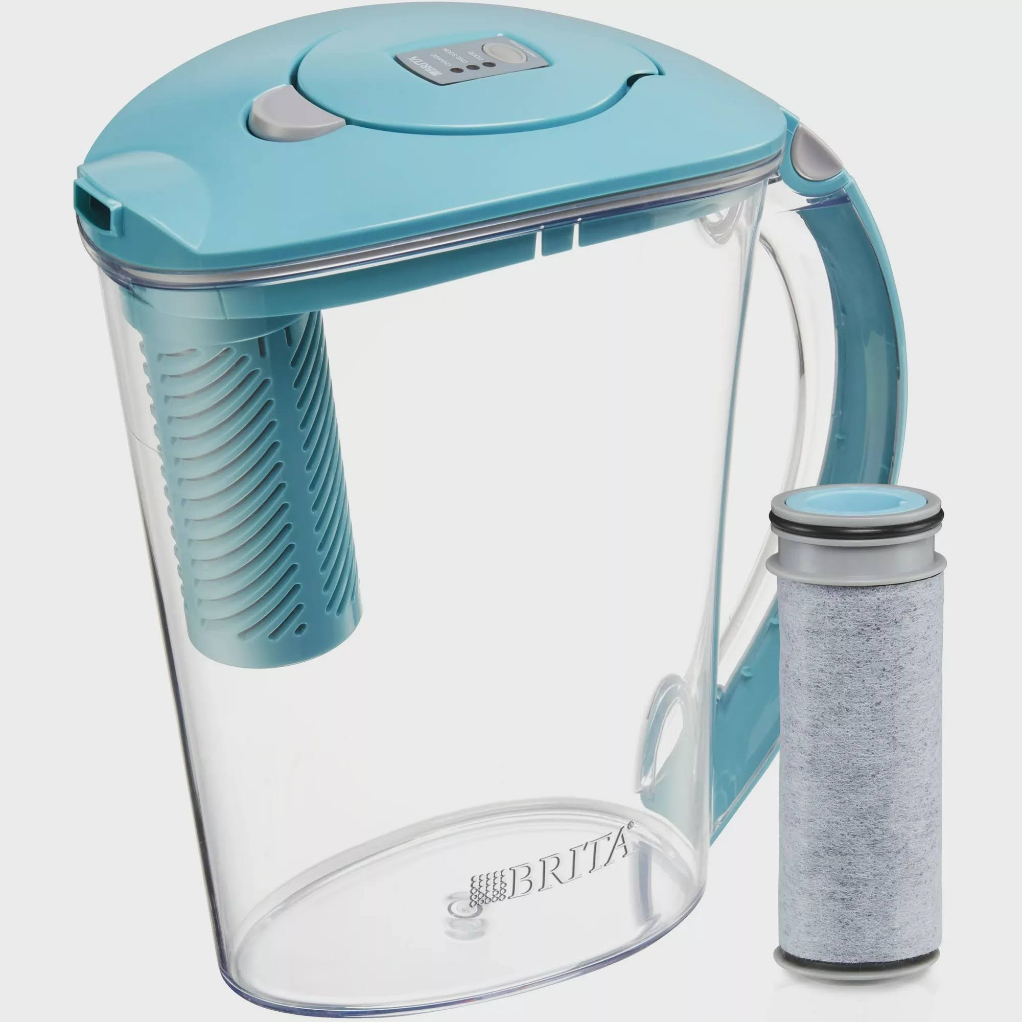 Filter as You Pour Water Pitcher, 10 Cup   Lake Blue