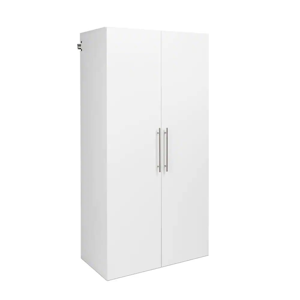 36 in. W x 72 in. H x 20 in. D Wardrobe Cabinet in White (1-Piece)