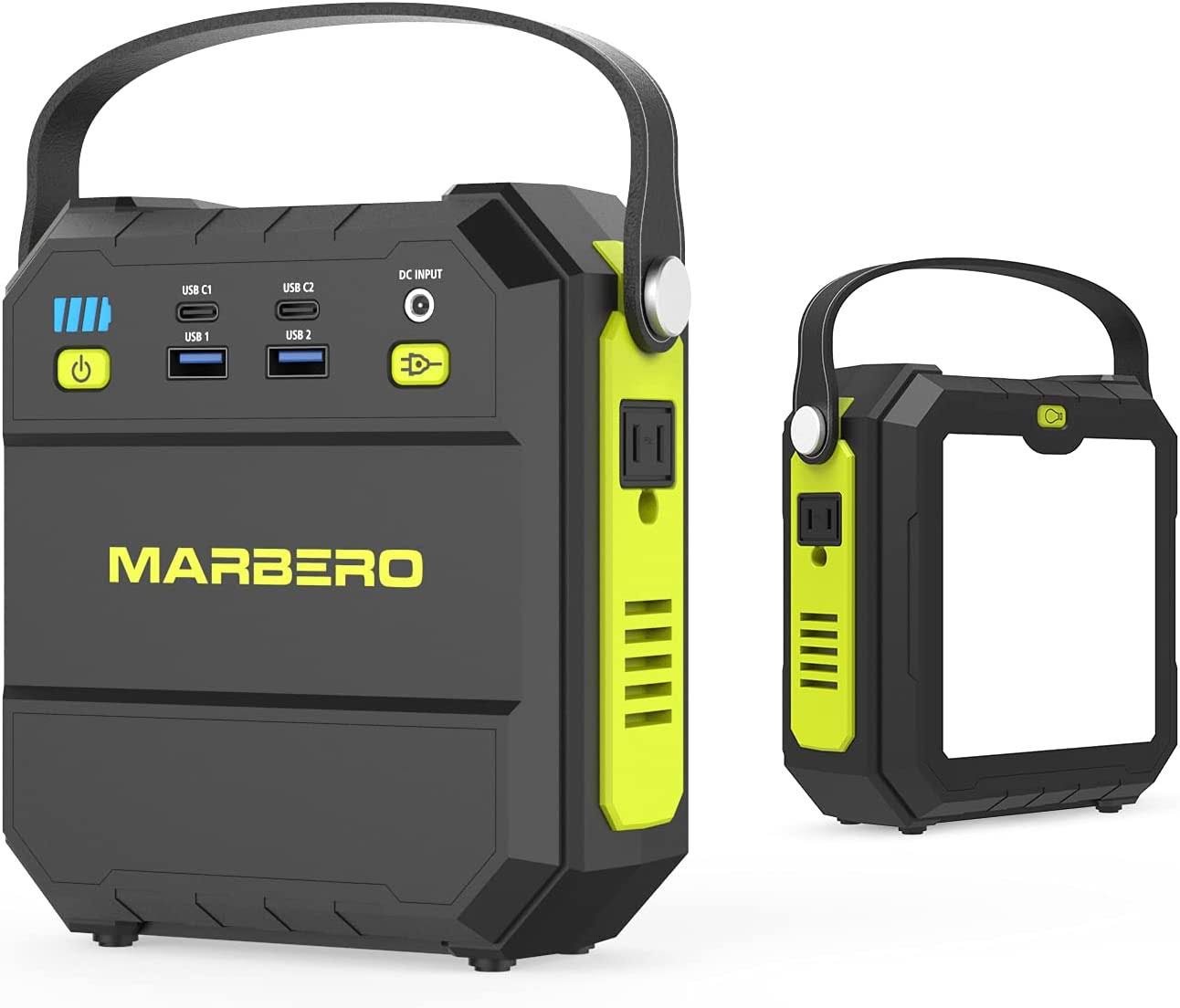 MARBERO Portable Power Station, 83Wh Solar Generator 22500mAh (Green)