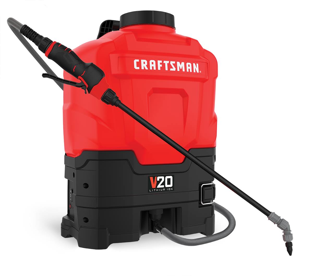190682 4-Gallon Plastic 20-volt Battery Powered Backpack Sprayer