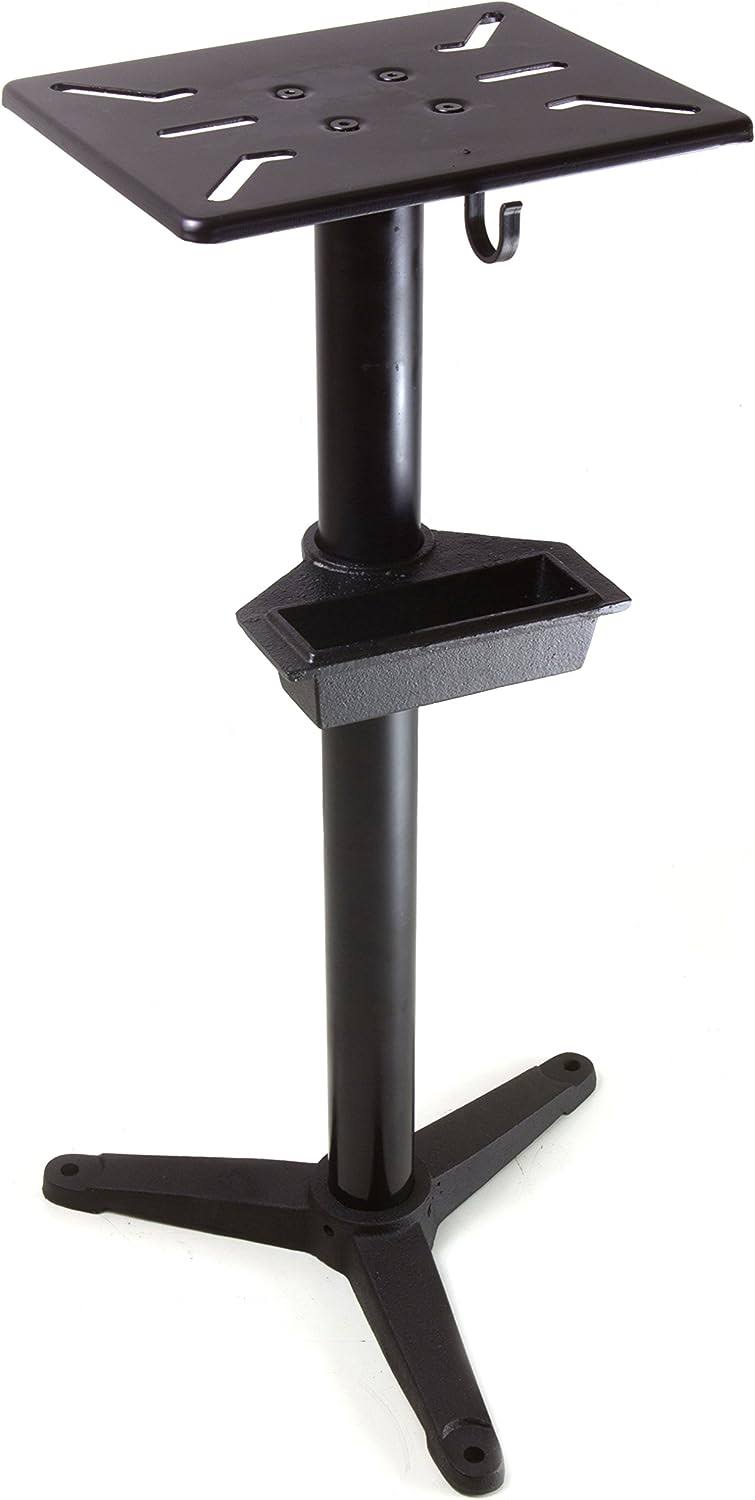 Bench Grinder Stand, 32-Inch with Water Pot (4288T), Black