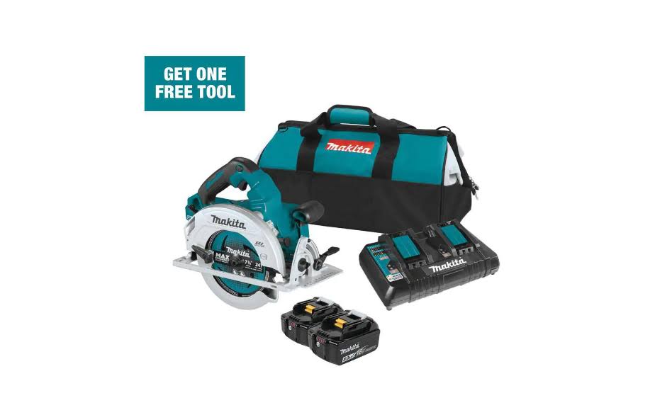 XSH06PT 18-Volt X2  Lithium-Ion (36-Volt) Brushless Cordless 7-1/4 in. Circular Saw Kit 5.0Ah