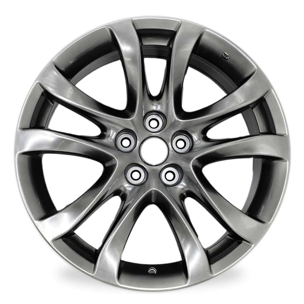 19  19 7.5  Automotive Rim New Single Wheel for Mazda 6 2014   2017 Dark Hyper Silver OEM Quality Replacement