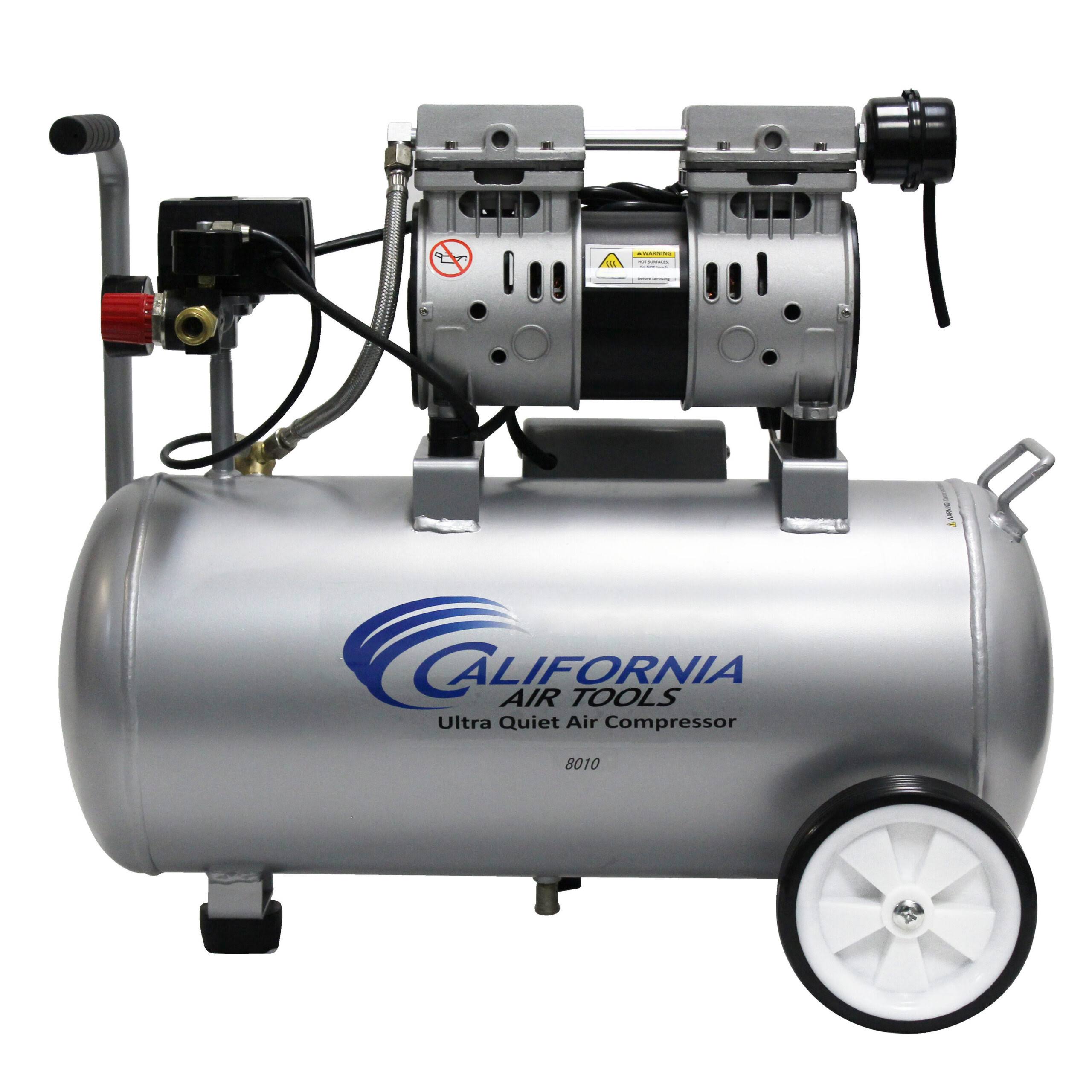 Tools 8-Gallon Single Stage Portable Corded Electric Horizontal Air Compressor