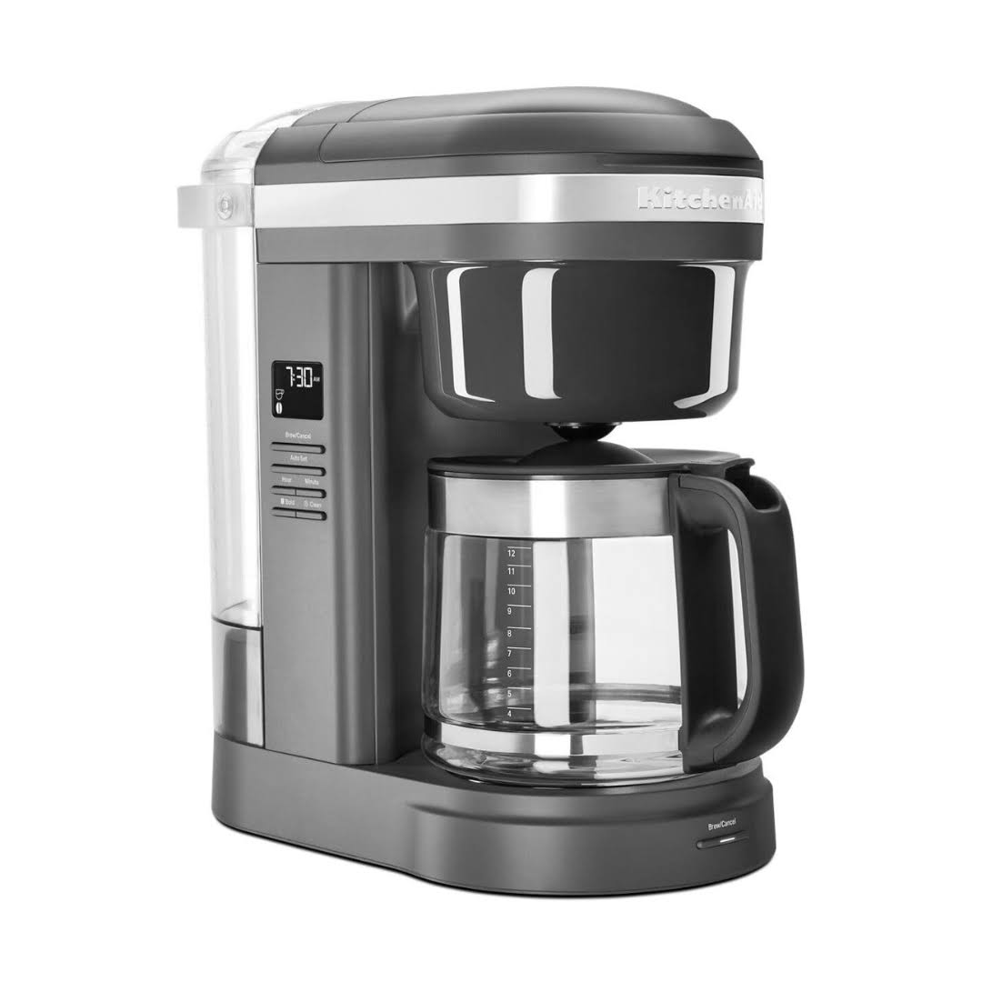 KCM1208DG Drip Spiral Showerhead Coffee Maker, 12 Cup, Matte Grey
