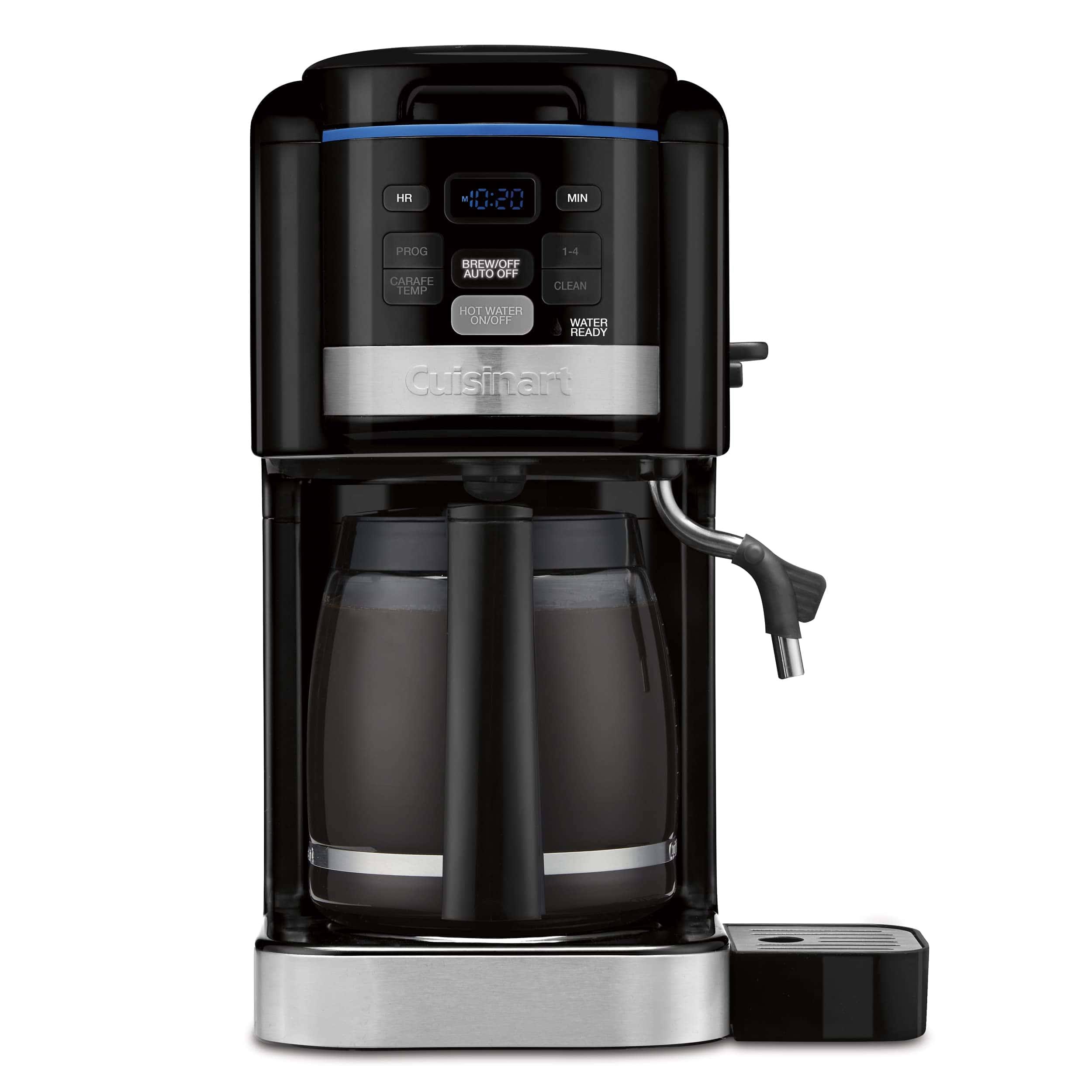 CHW-16 12-Cup Programmable Coffeemaker   Hot Water System New Black