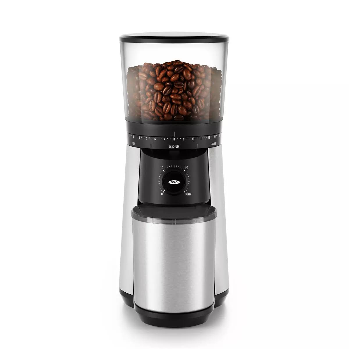 OXO BREW Conical Burr Coffee Grinder   Stainless Steel