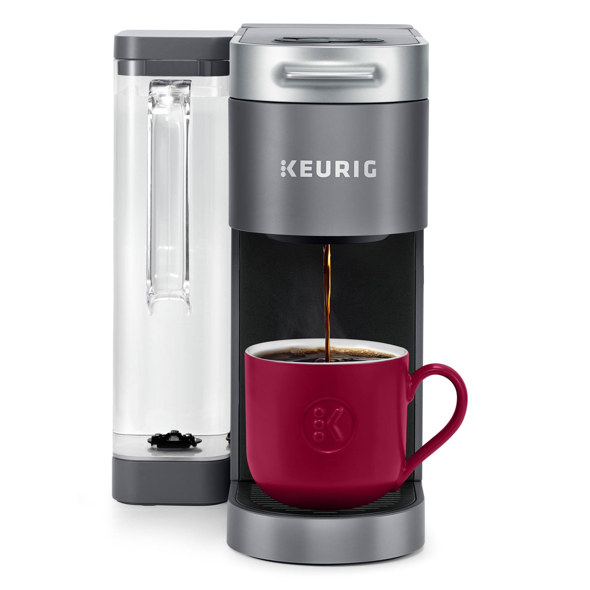 K-Supreme Single Serve K-Cup Pod Coffee Maker, MultiStream Technology, Gray