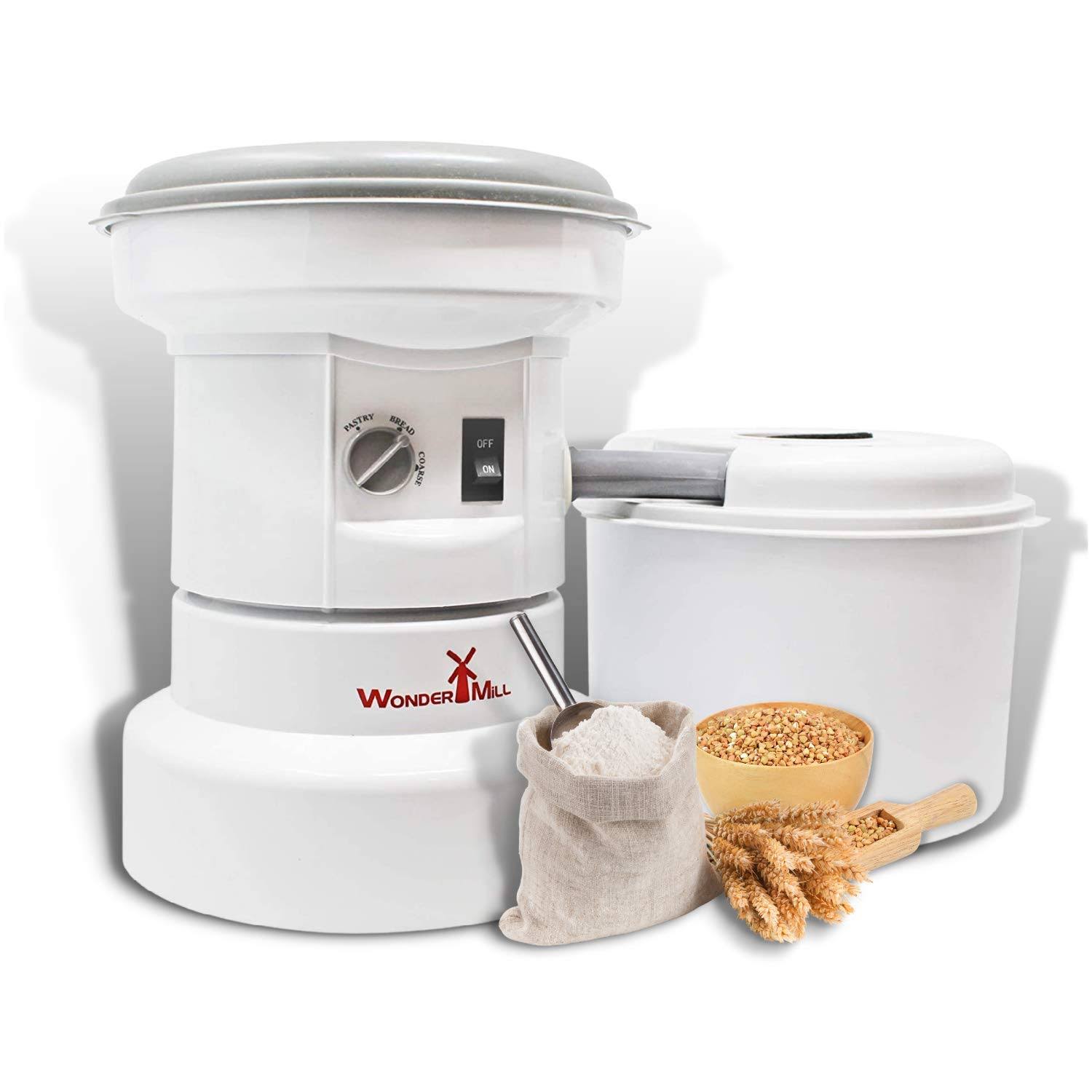 WONDERMILL Powerful High Speed Electric Grain Mill Grinder for Healthy Gluten-Free Flours